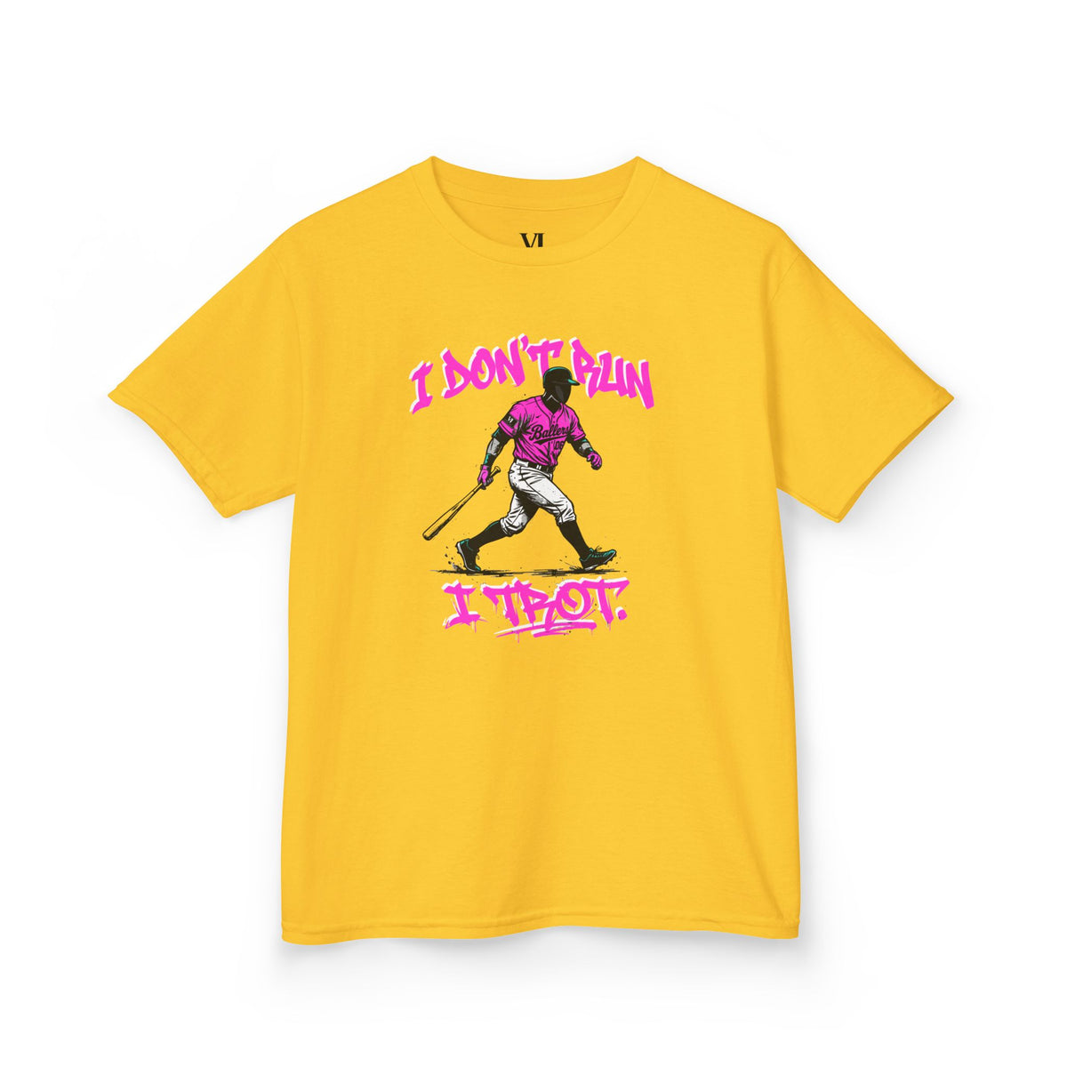 I Trot Youth Baseball Graphic Tee