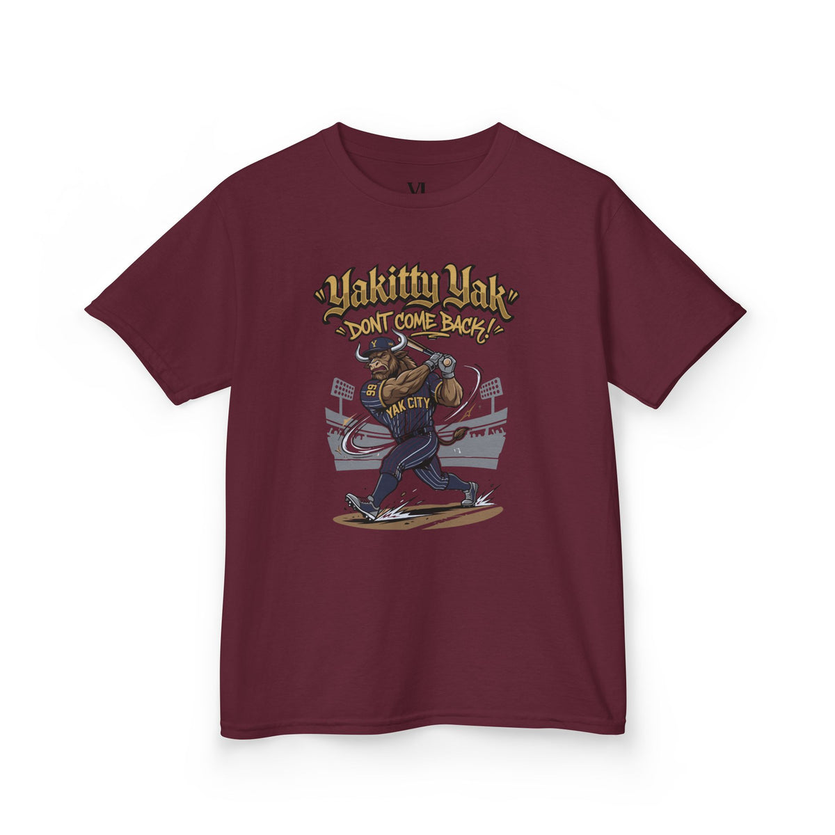 Yakitty Yak Youth Baseball Graphic Tee
