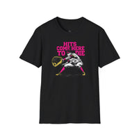 Hits Come Here to Die Infielder Baseball Graphic Tee