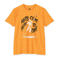 Hits Come Here to Die Baseball Graphic Tee