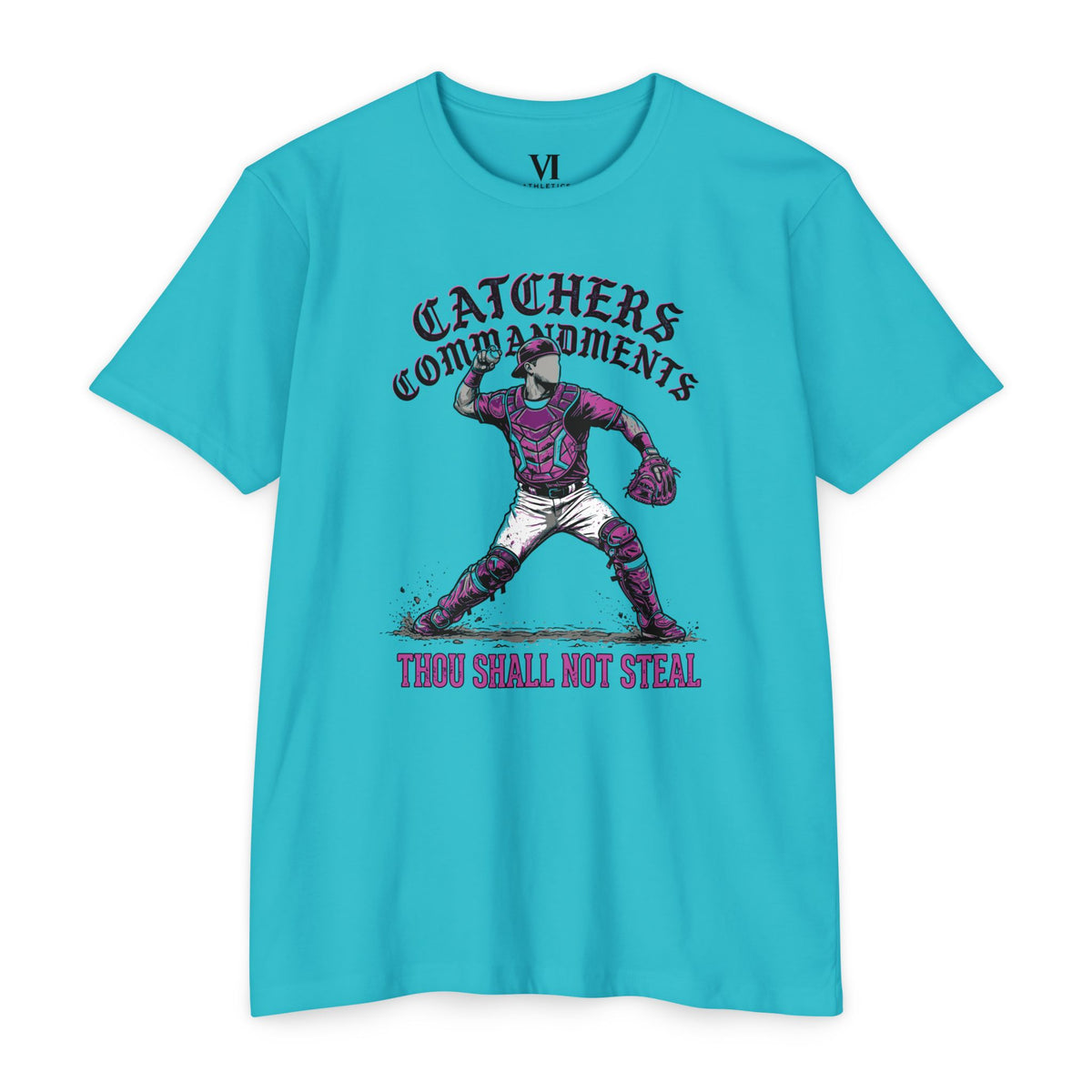 Catchers Commandments Baseball Graphic Tee