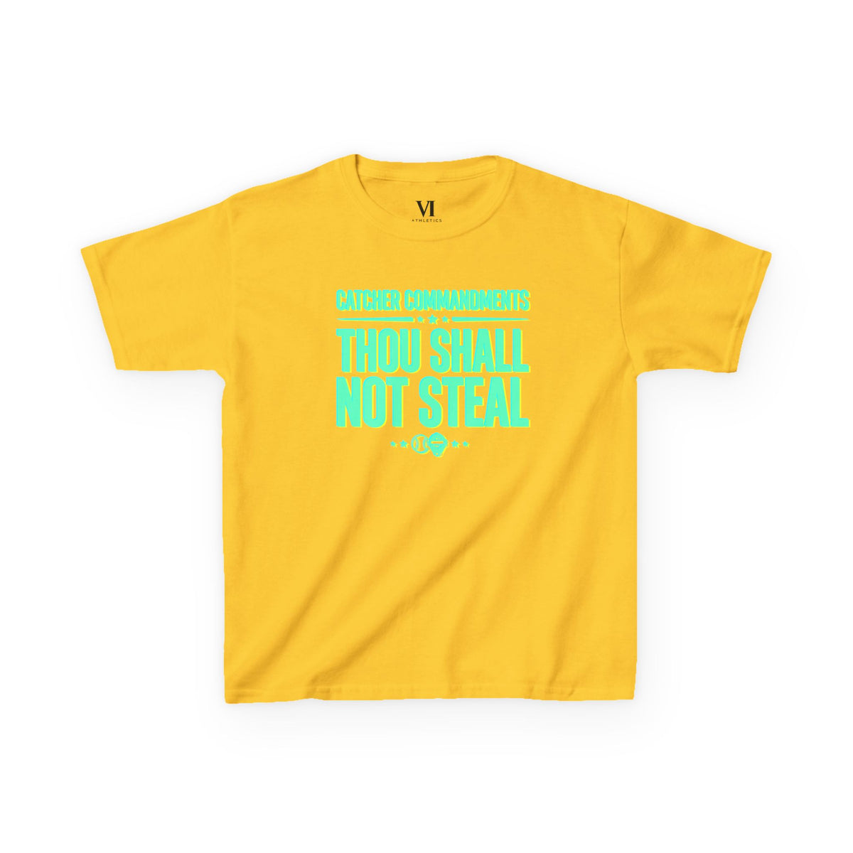 Thou Shall Not Steal 2 Youth Baseball Graphic Tee