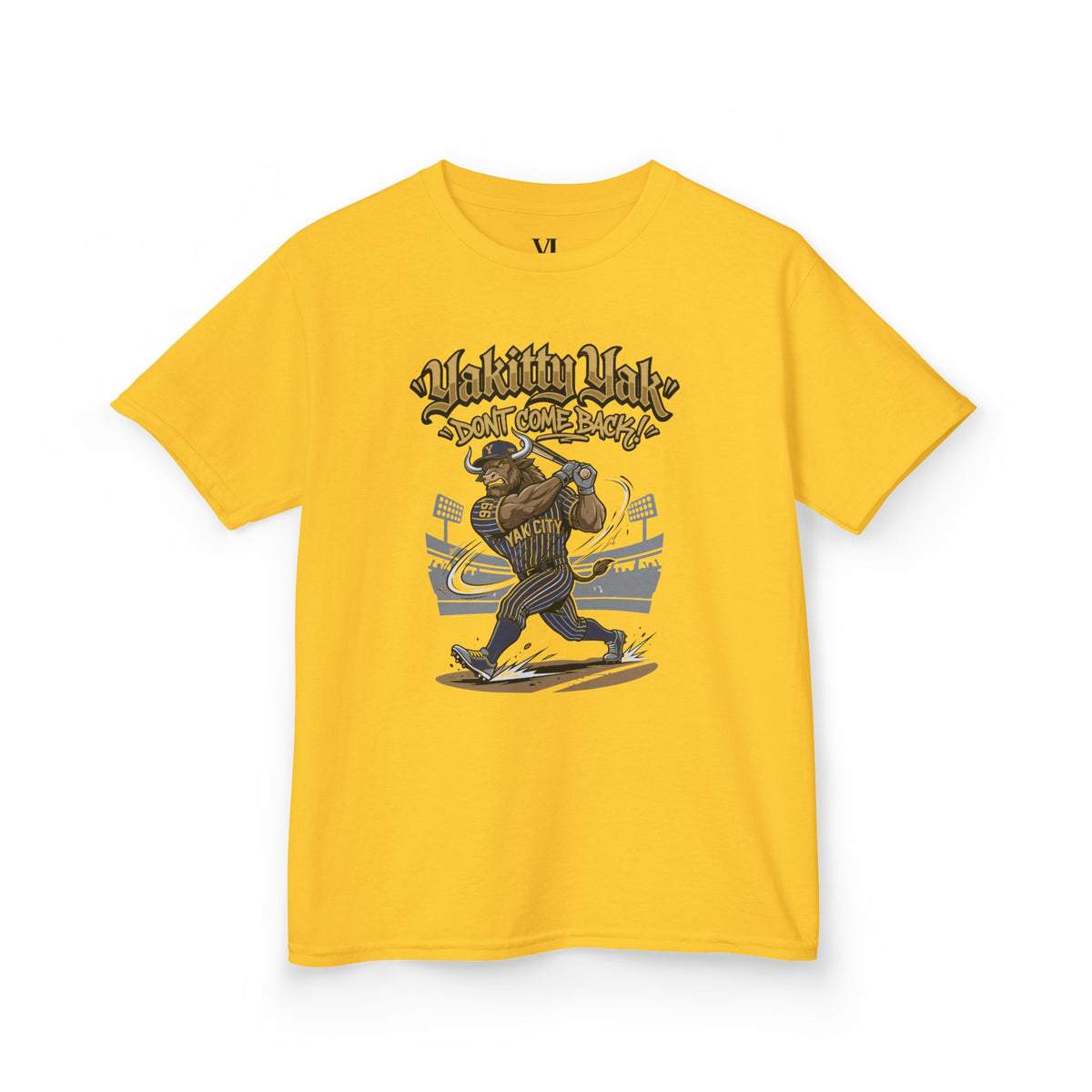 Yakitty Yak Youth Baseball Graphic Tee