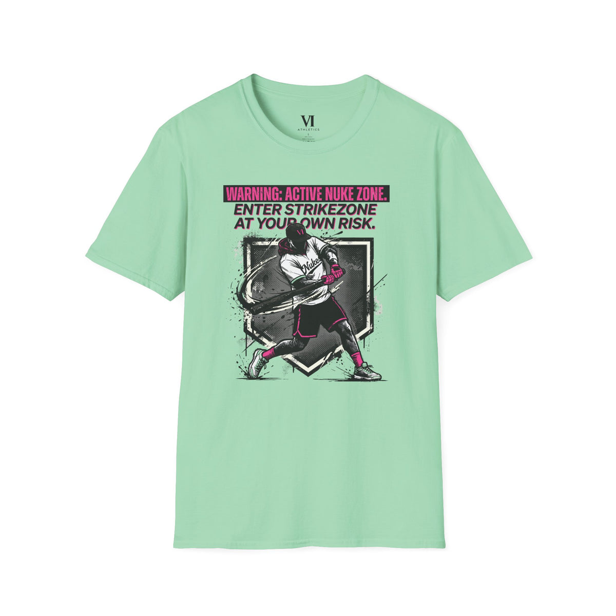 Active Nuke Zone" Baseball Graphic Tee