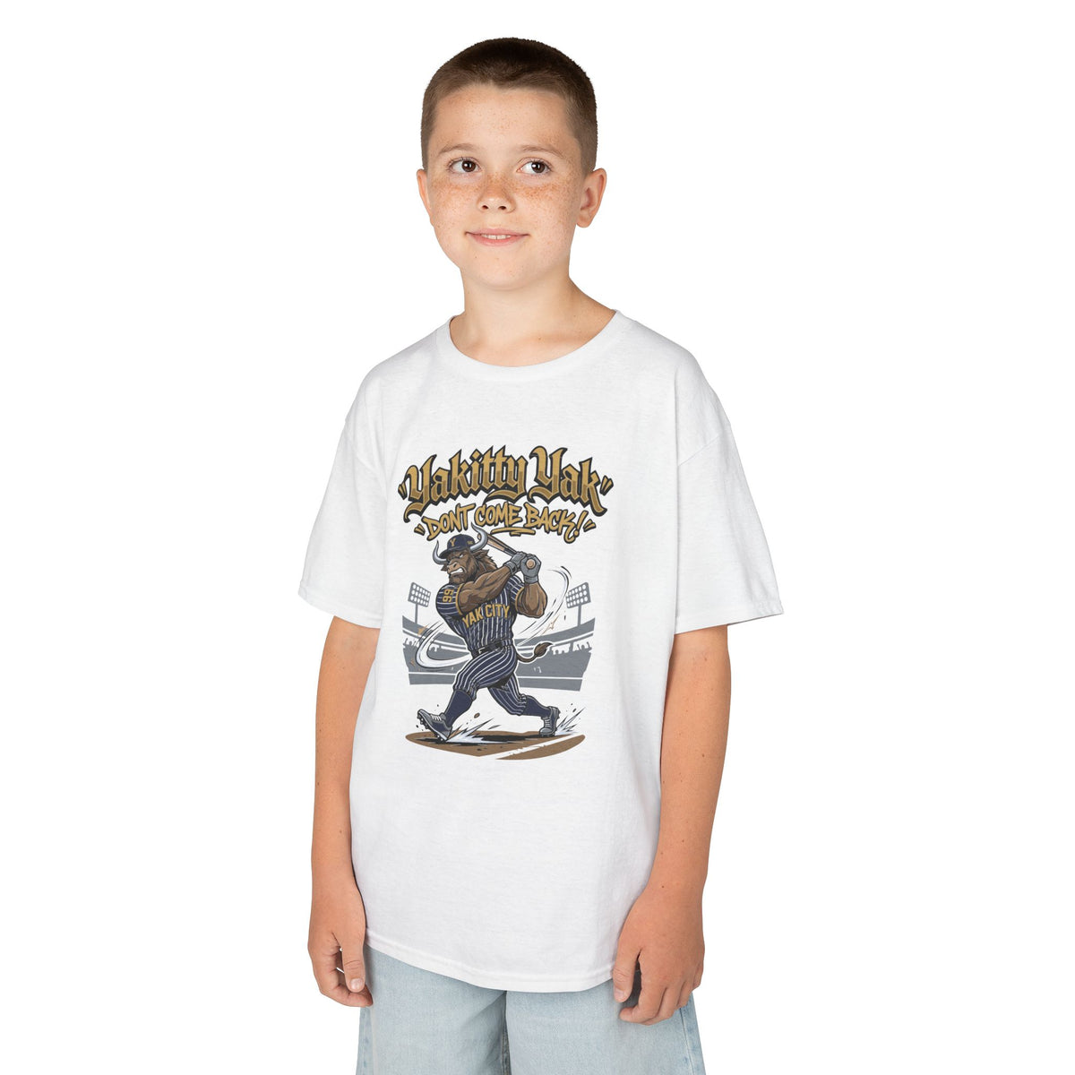Yakitty Yak Youth Baseball Graphic Tee
