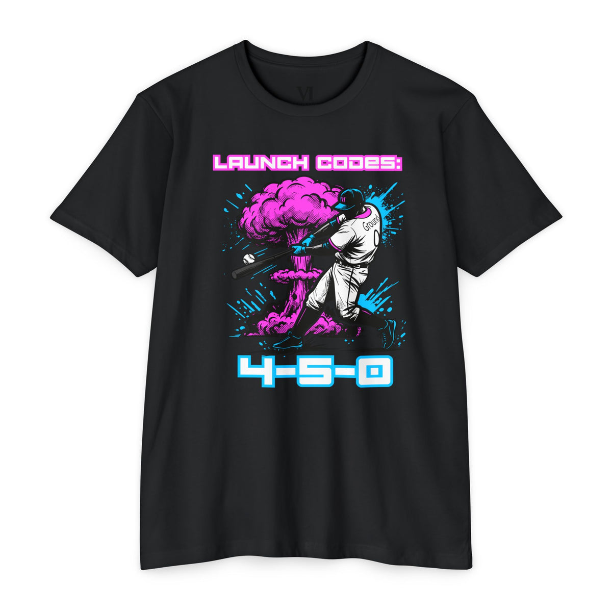 Launch Codes: 4-5-0 Baseball Graphic Tee