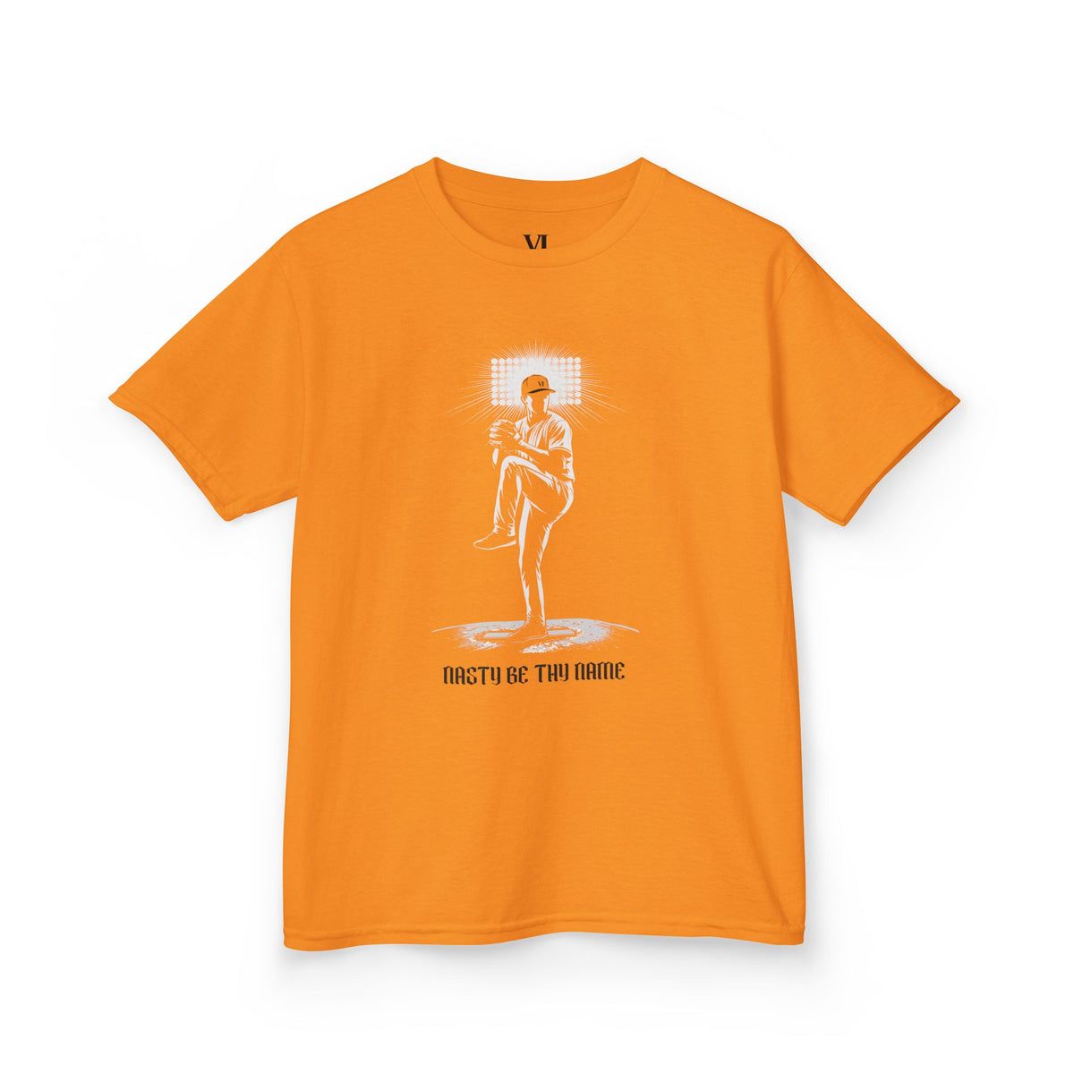 Pitcher's Prayer Youth Baseball Graphic Tee