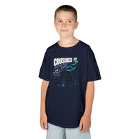 Crushed It Youth Baseball Graphic Tee