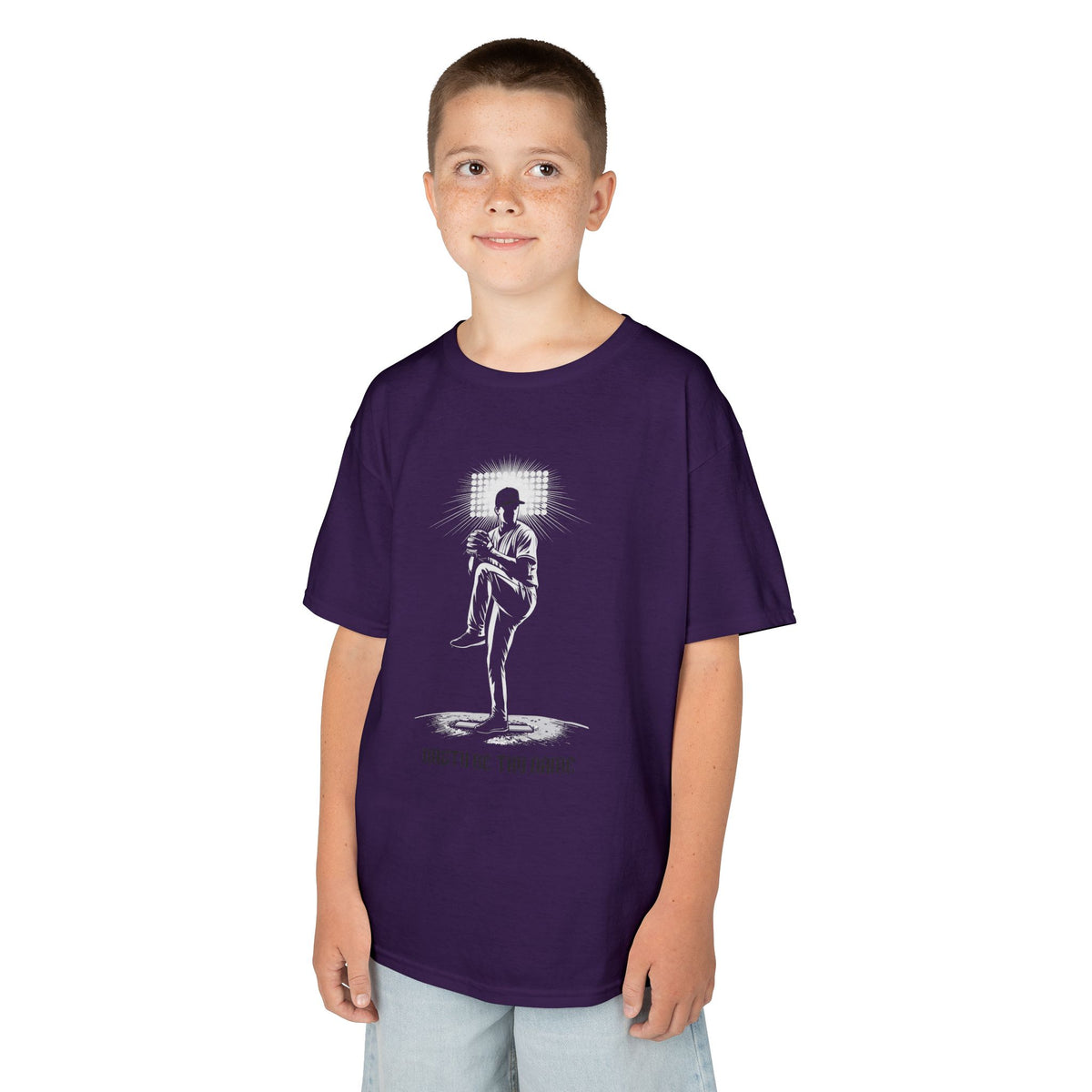 Pitcher's Prayer Youth Baseball Graphic Tee