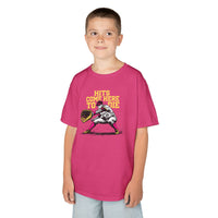 Hits Come Here to Die Infield Youth Baseball Graphic Tee