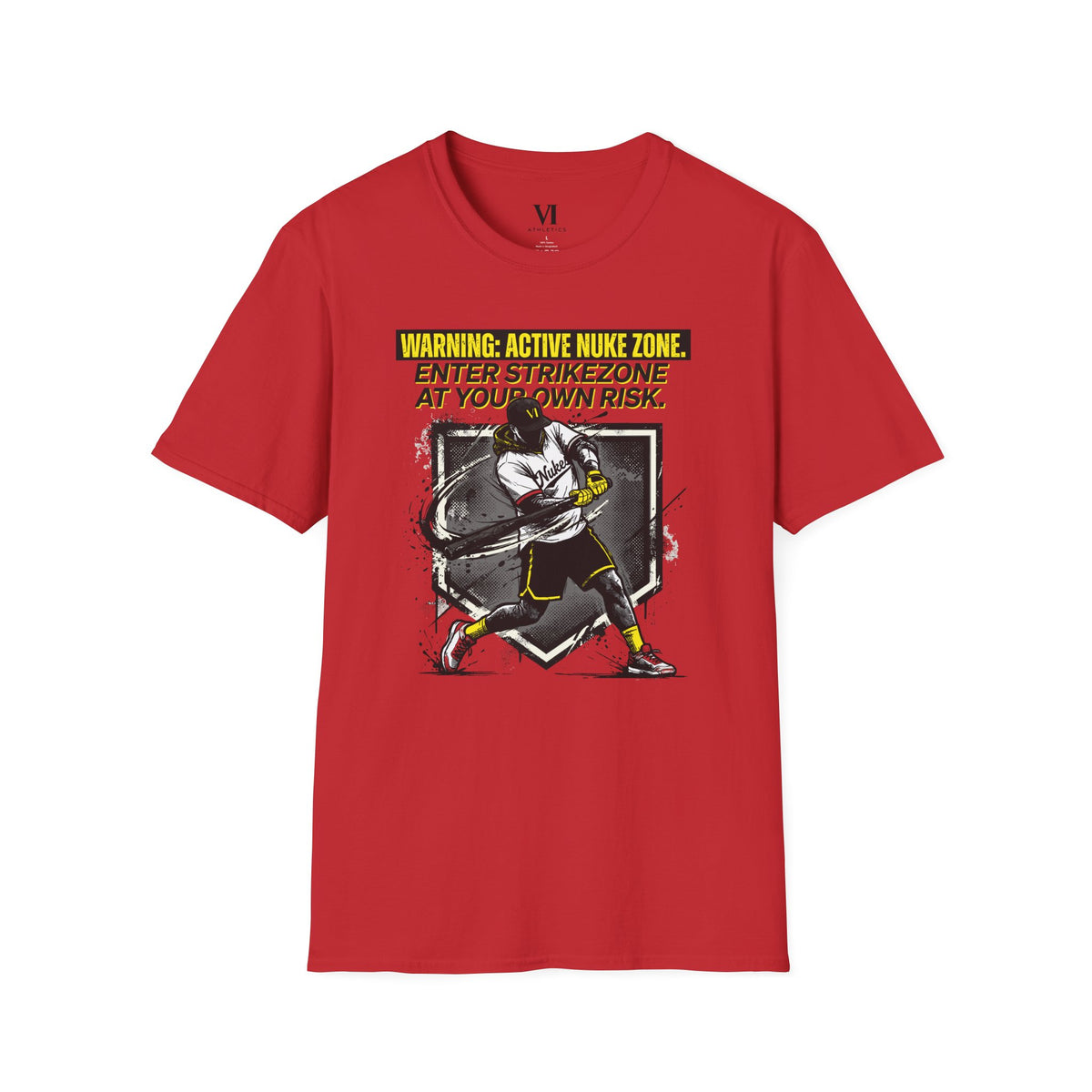 Active Nuke Zone" Baseball Graphic Tee