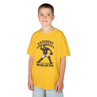 Catchers Commandments Youth Baseball Graphic Tee
