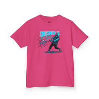 Crushed It Youth Baseball Graphic Tee