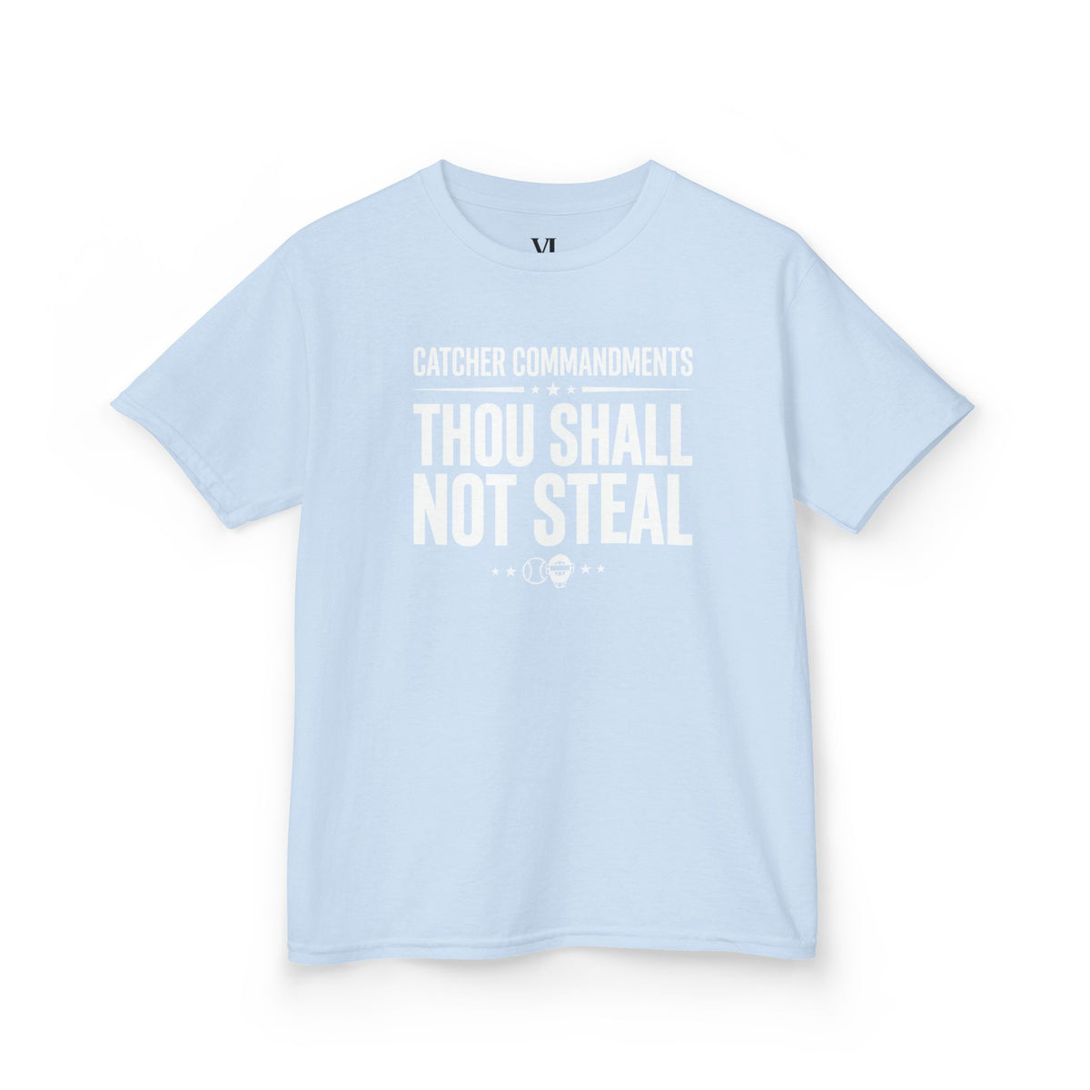 Thou Shall Not Steal 2 Youth Baseball Graphic Tee