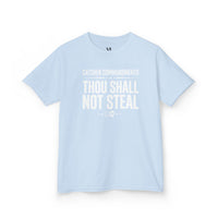 Thou Shall Not Steal 2 Youth Baseball Graphic Tee