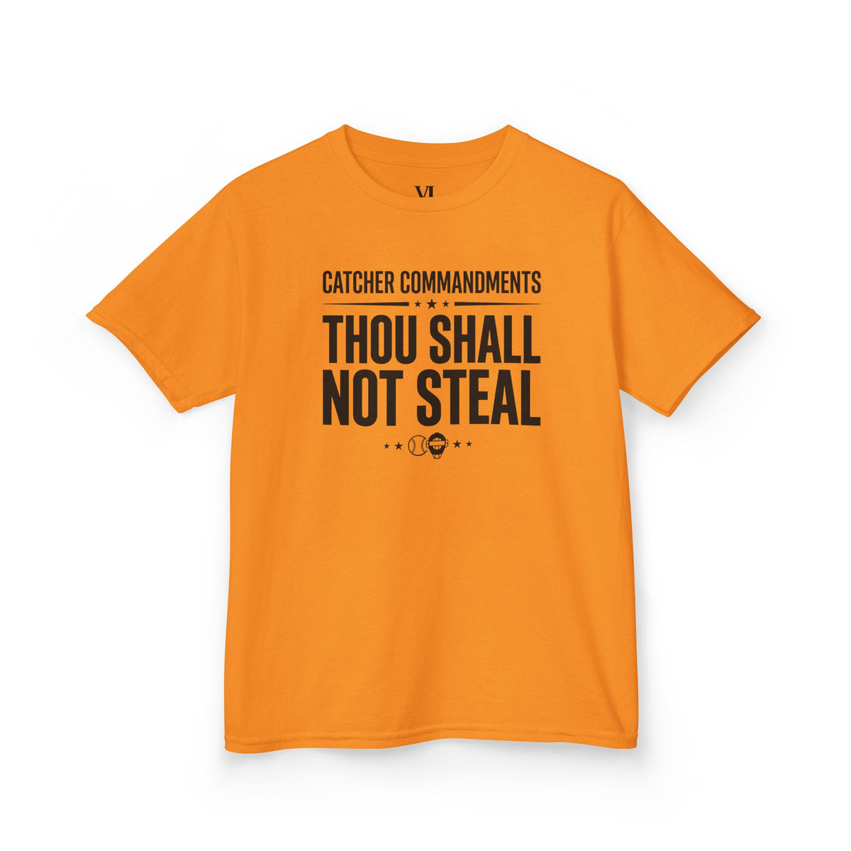 Thou Shall Not Steal 2 Youth Baseball Graphic Tee