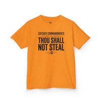 Thou Shall Not Steal 2 Youth Baseball Graphic Tee