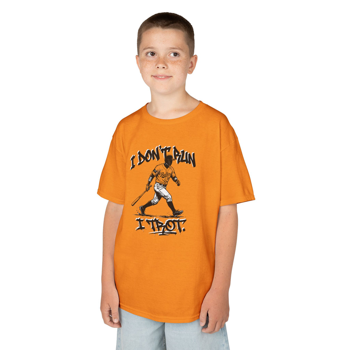 I Trot Youth Baseball Graphic Tee