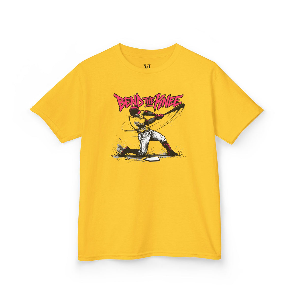 Bend the Knee Youth Baseball Graphic Tee