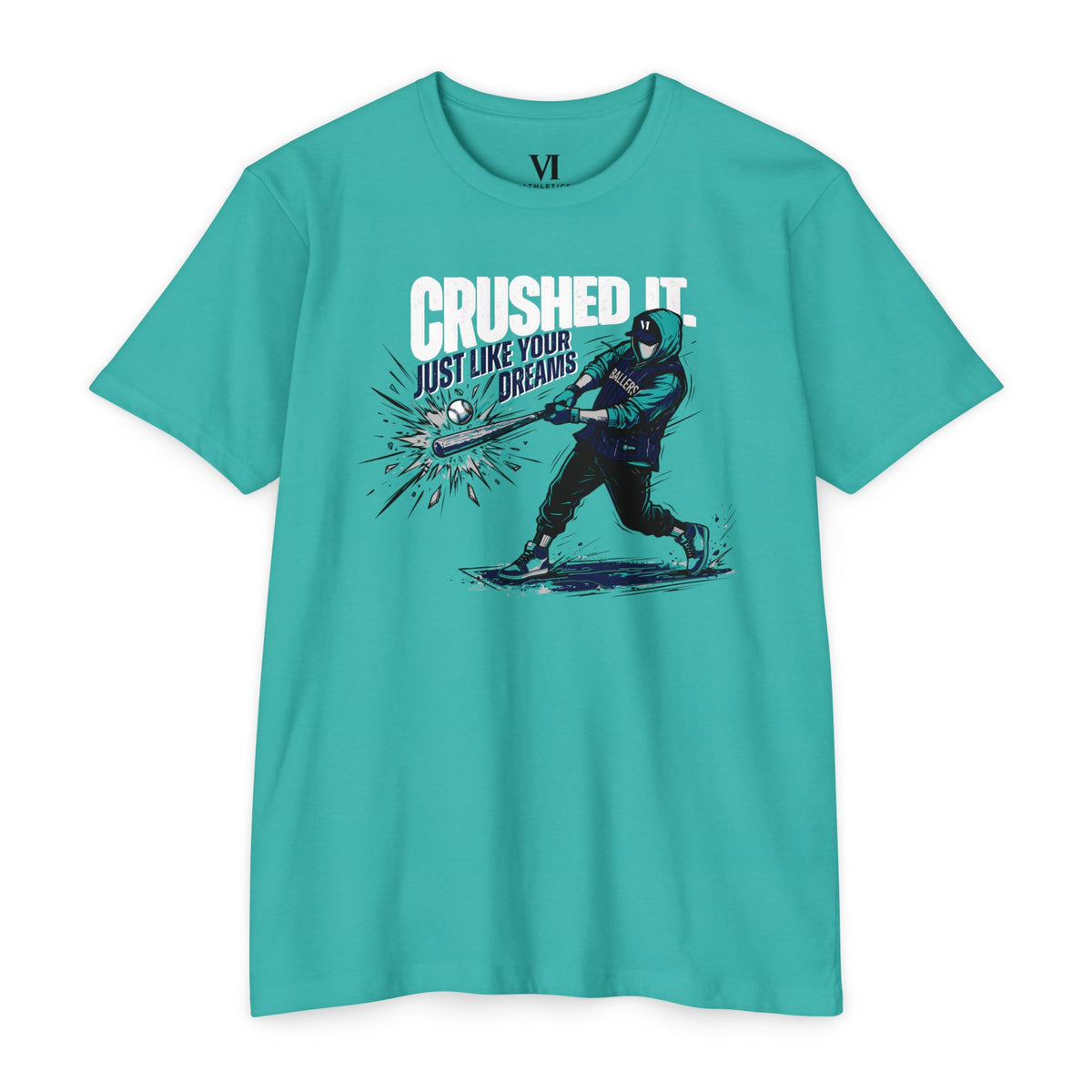 Crushed It Baseball Graphic Tee