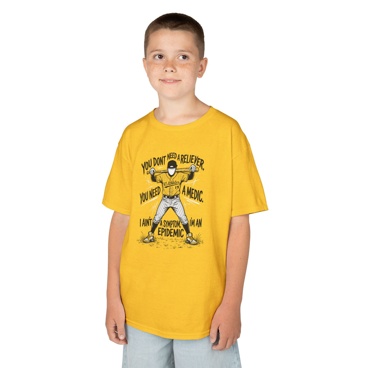 Epidemic Youth Baseball Graphic Tee