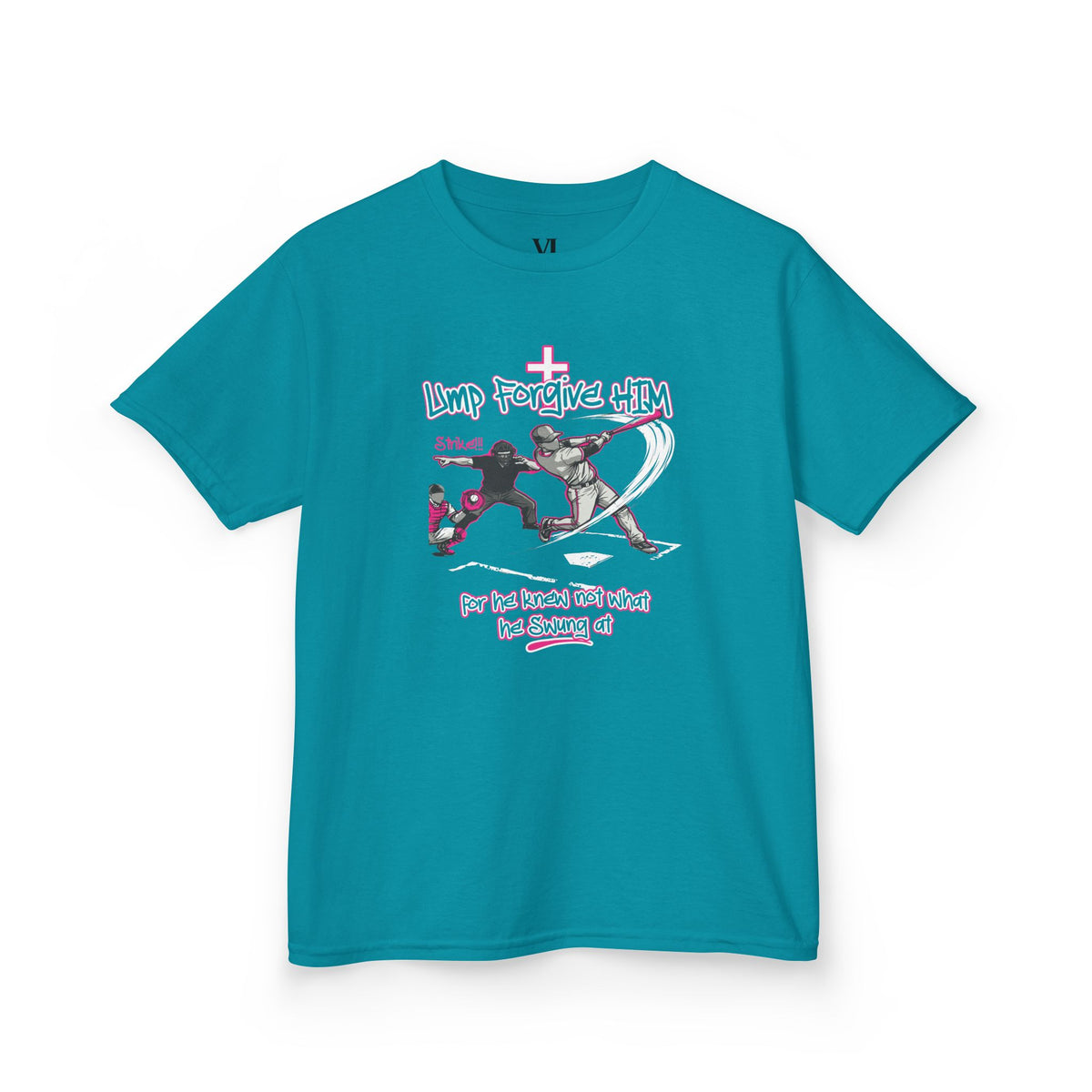 Forgive Him Youth Baseball Tee