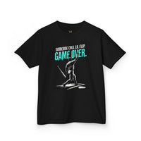 Game Over. Baseball Youth Graphic Tee