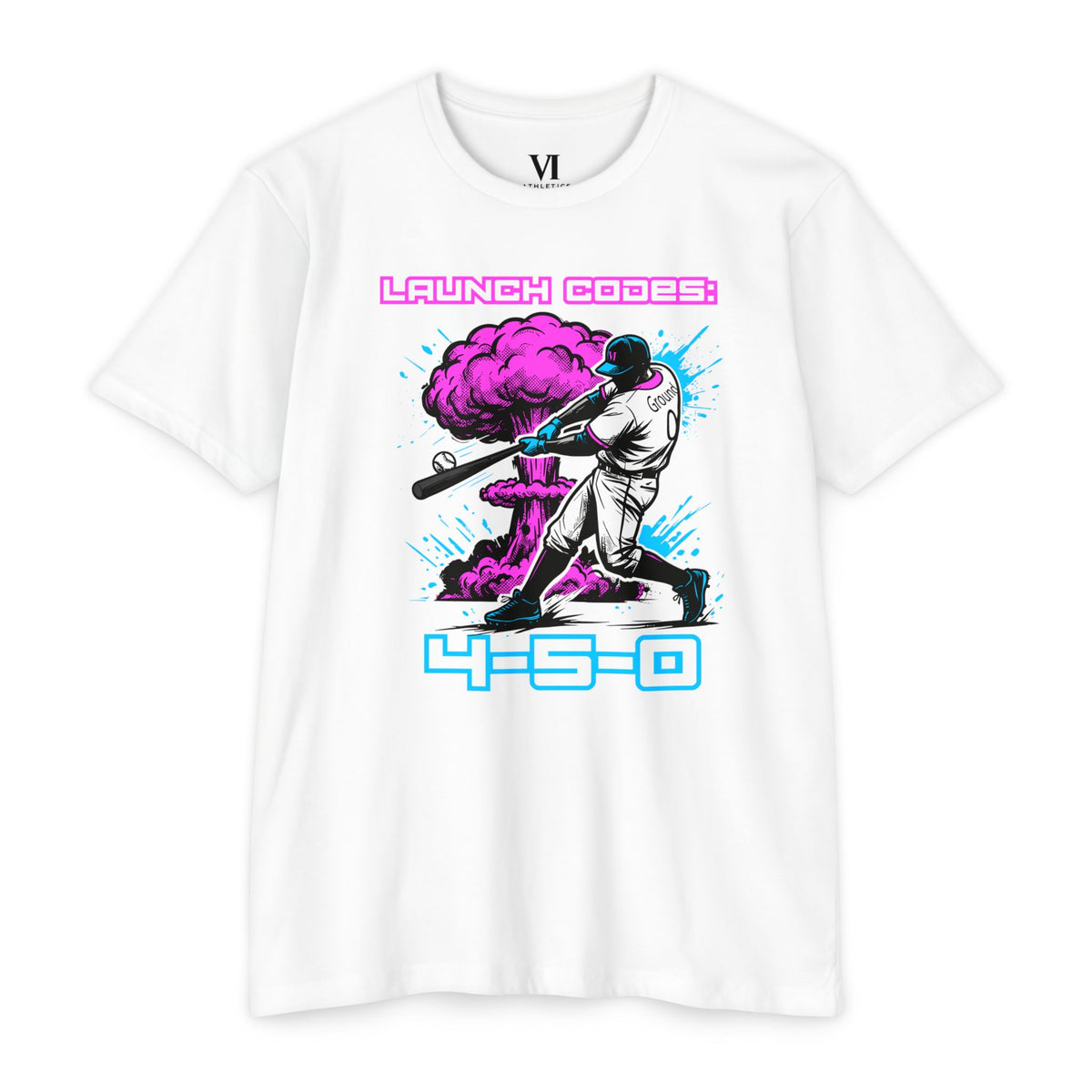Launch Codes: 4-5-0 Baseball Graphic Tee