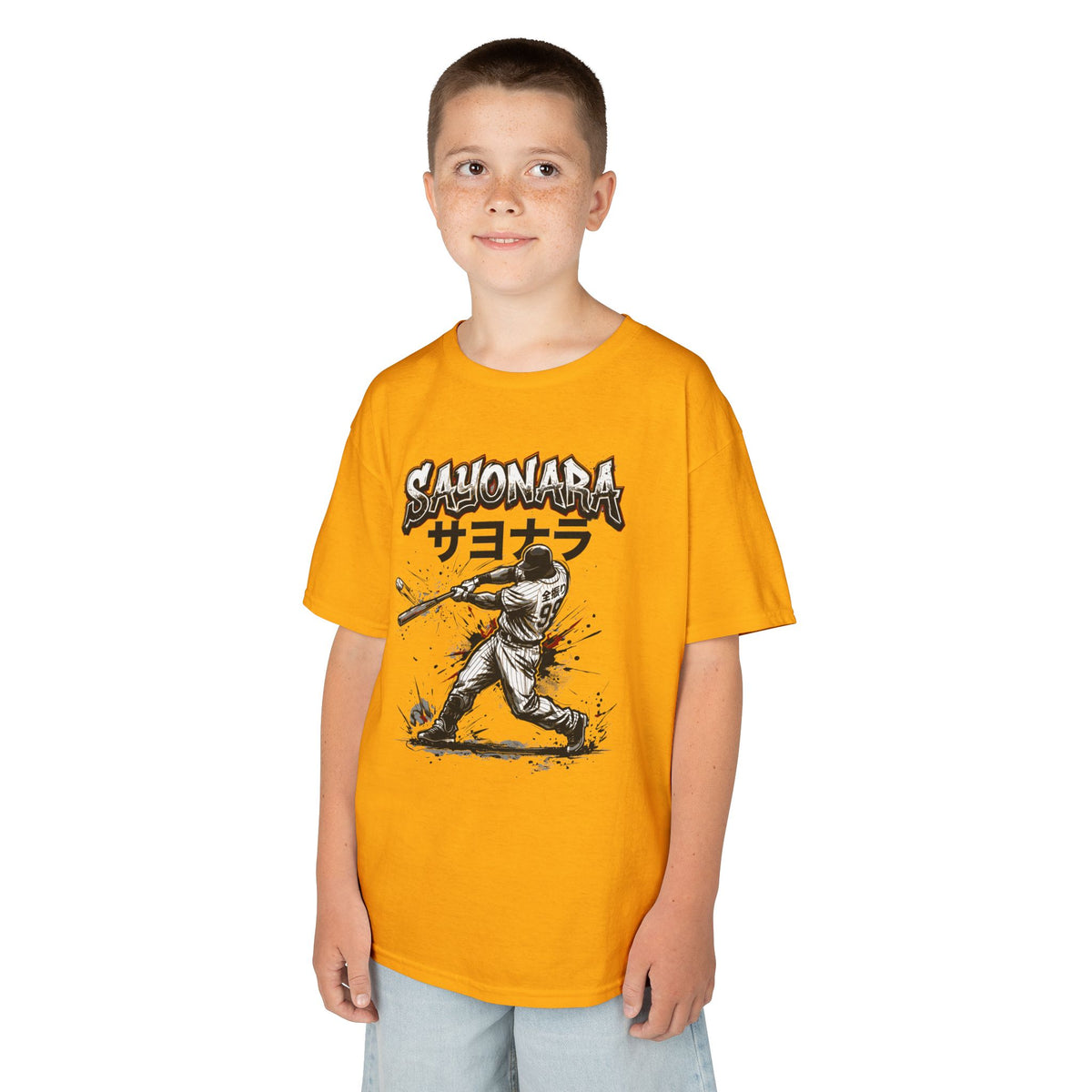 Sayonara Youth Baseball Graphic Tee