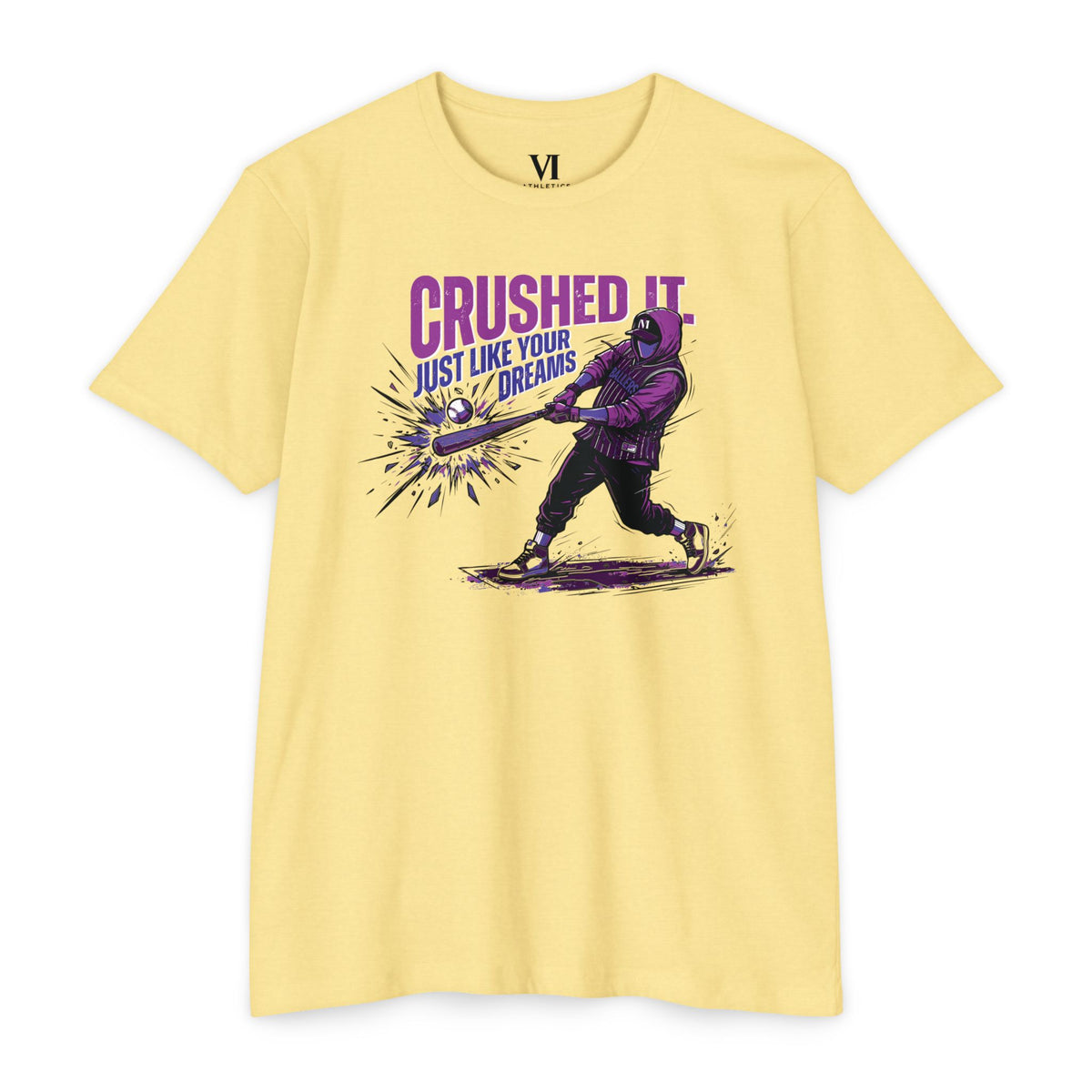 Crushed It Baseball Graphic Tee