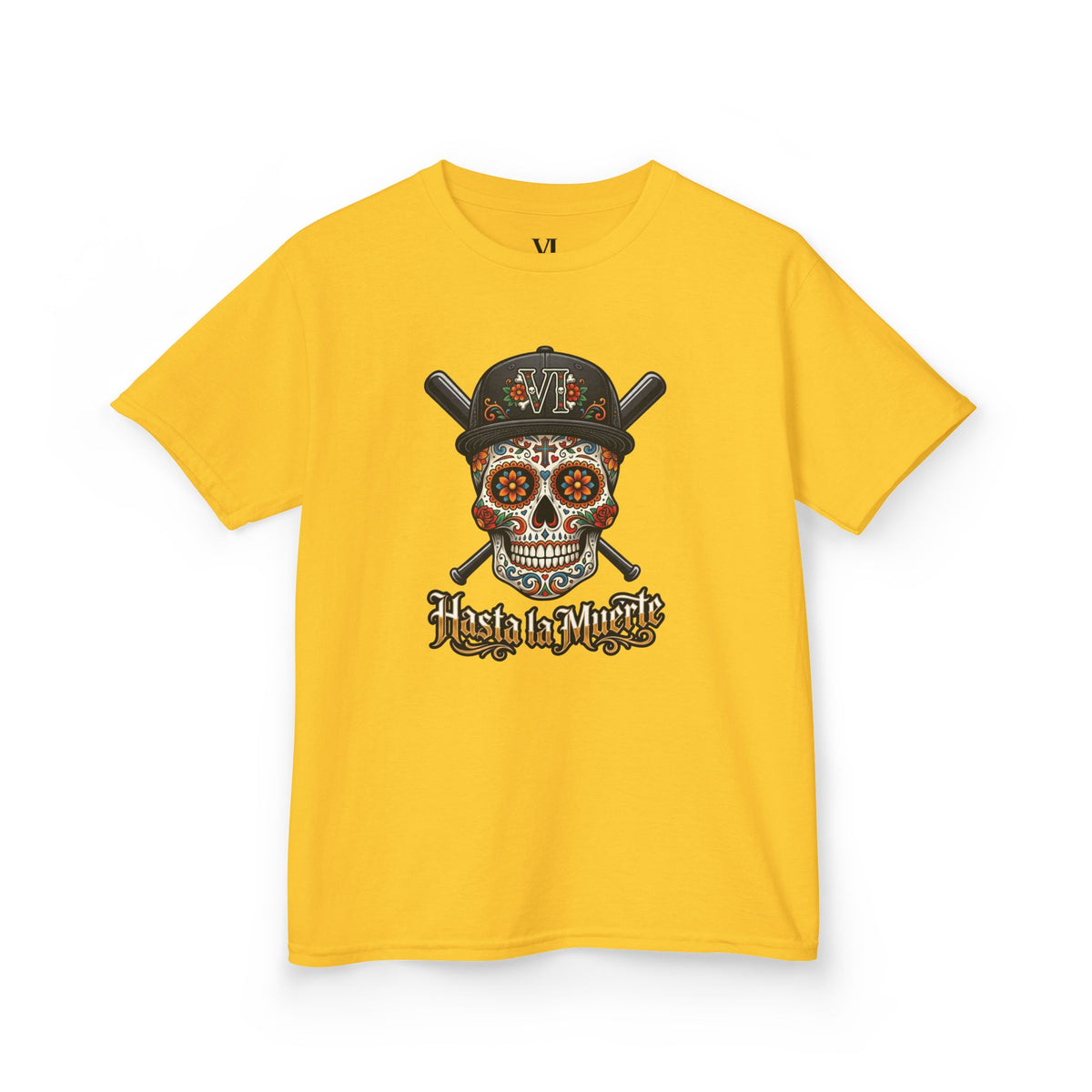 Hasta la Muerte "Until Death" Youth Baseball Graphic Tee
