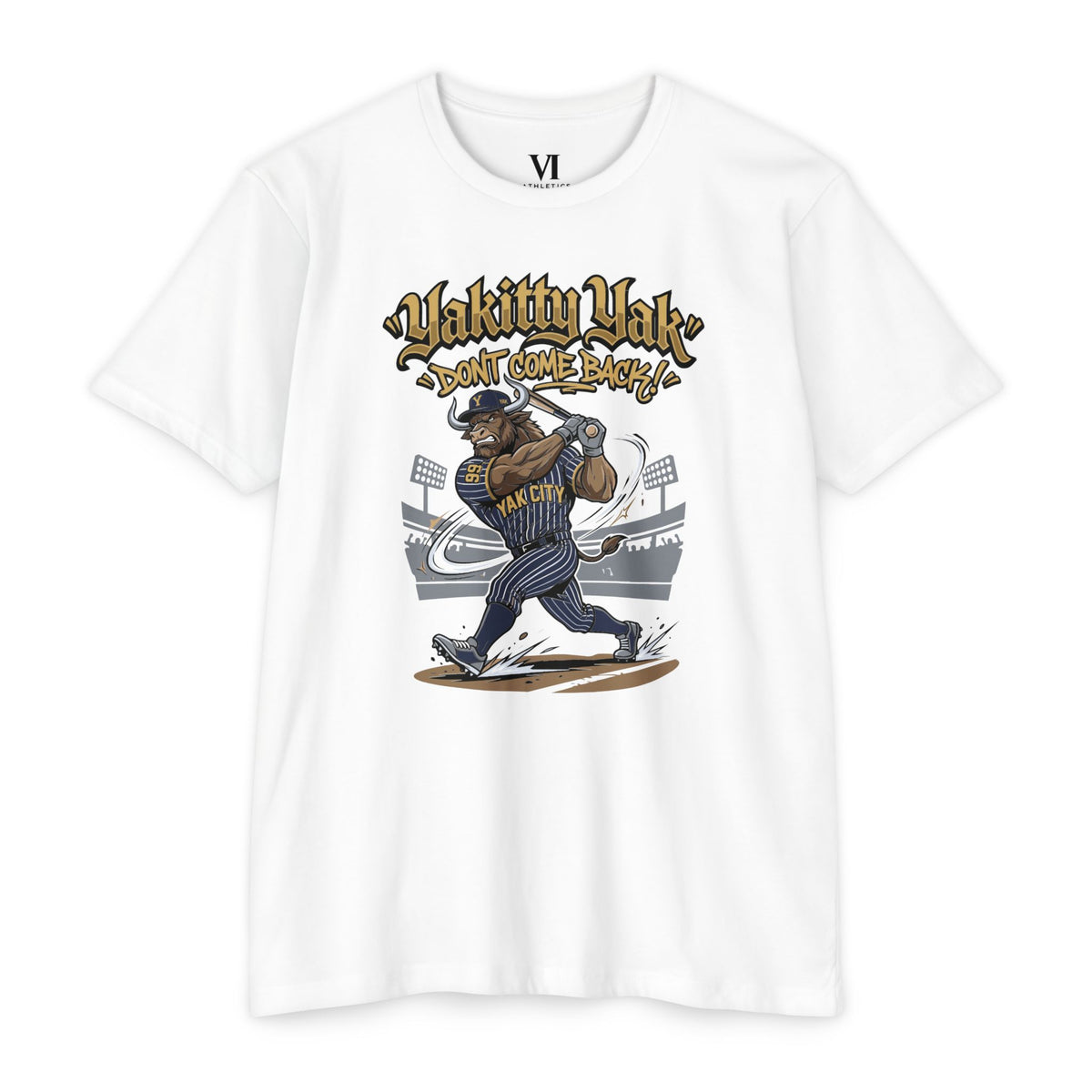 Yakitty Yak Baseball Graphic Tee