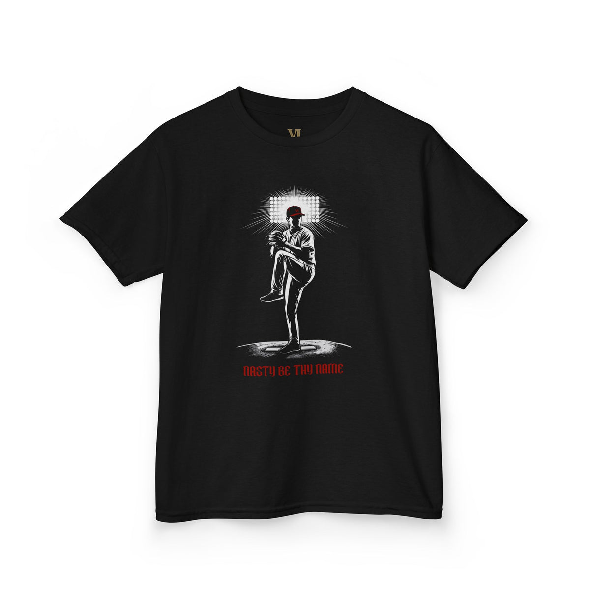 Pitcher's Prayer Youth Baseball Graphic Tee
