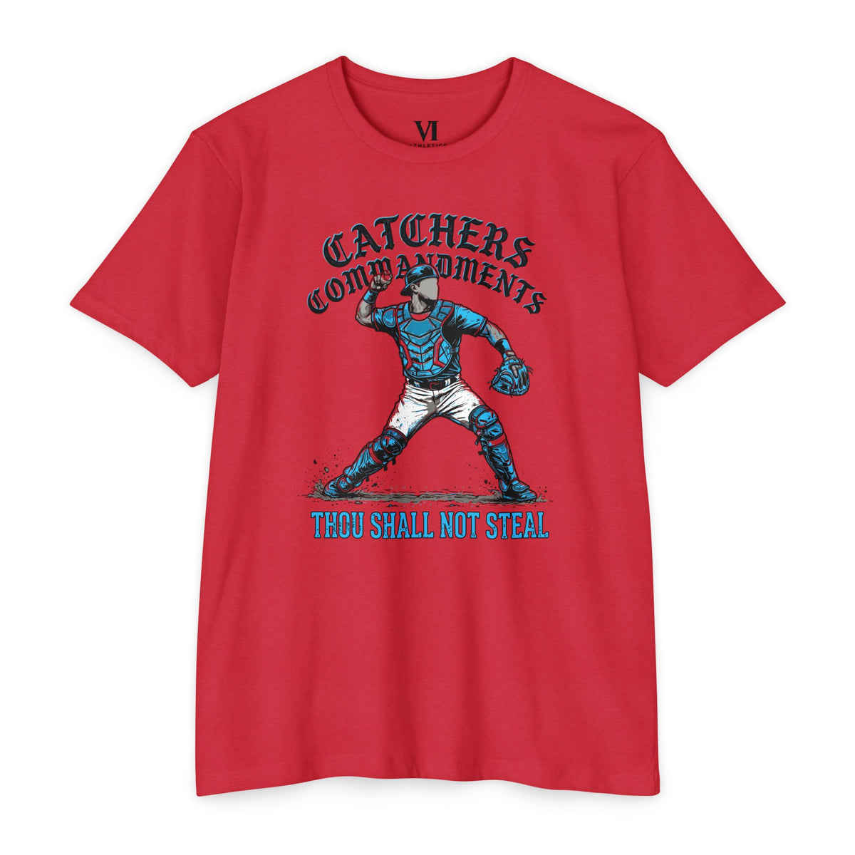 Catchers Commandments Baseball Graphic Tee