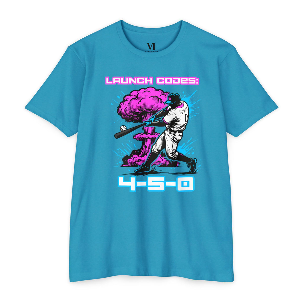 Launch Codes: 4-5-0 Baseball Graphic Tee
