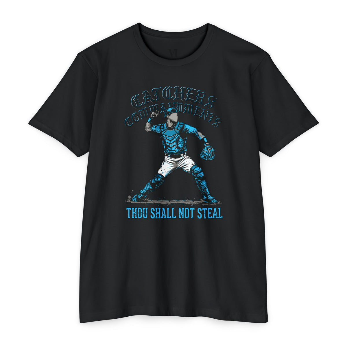 Catchers Commandments Baseball Graphic Tee