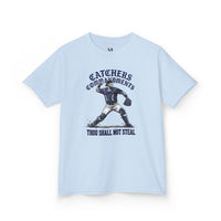 Catchers Commandments Youth Baseball Graphic Tee
