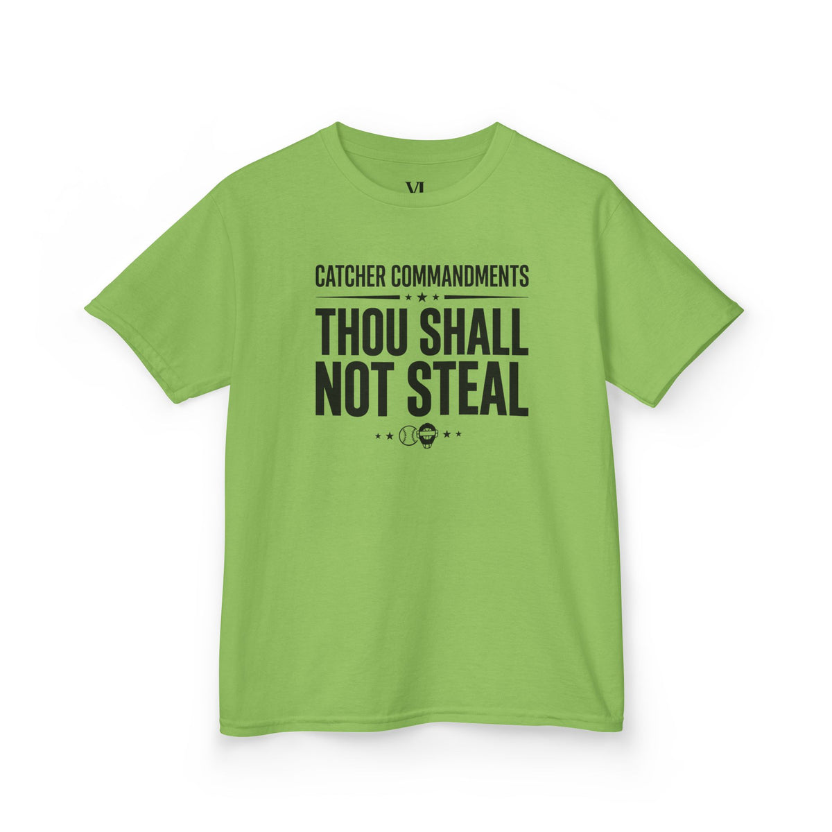 Thou Shall Not Steal 2 Youth Baseball Graphic Tee