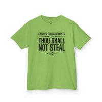 Thou Shall Not Steal 2 Youth Baseball Graphic Tee