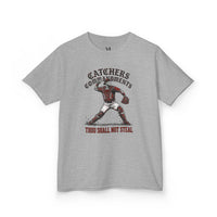 Catchers Commandments Youth Baseball Graphic Tee