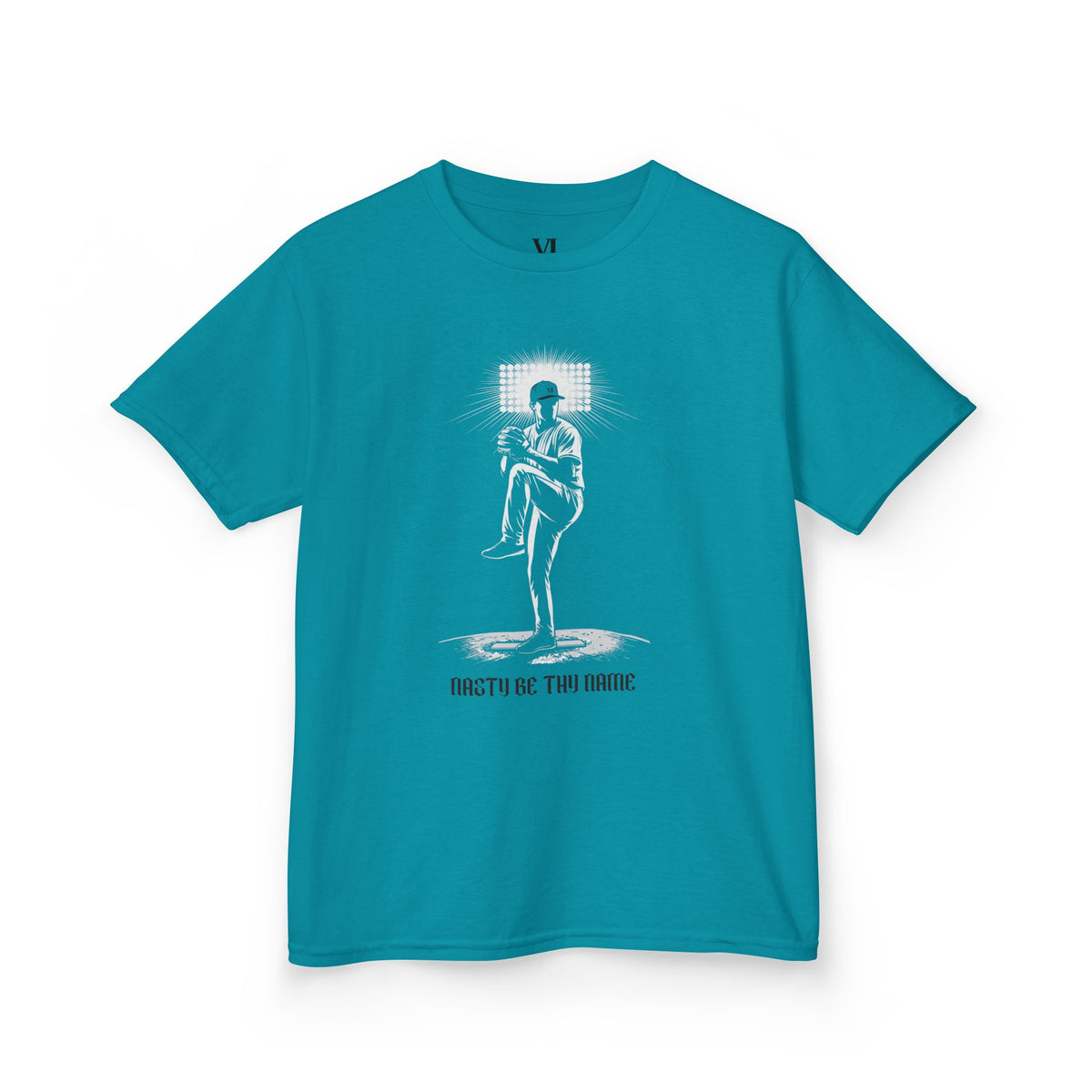 Pitcher's Prayer Youth Baseball Graphic Tee