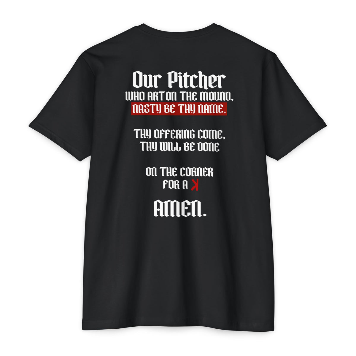 Pitcher's Prayer Baseball Graphic Tee