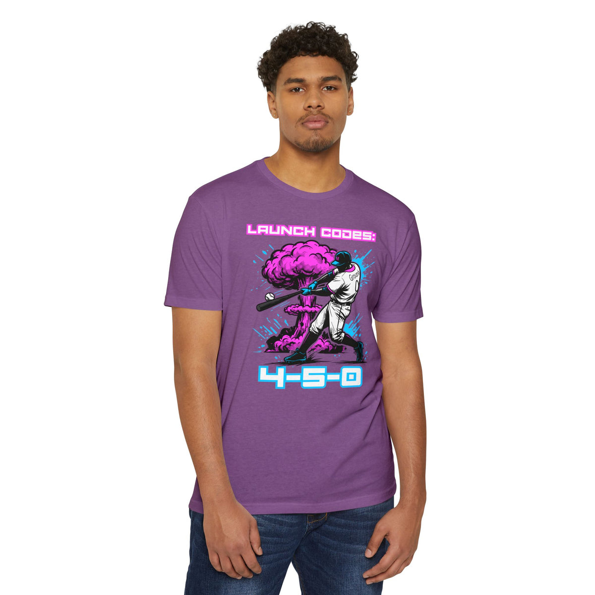 Launch Codes: 4-5-0 Baseball Graphic Tee