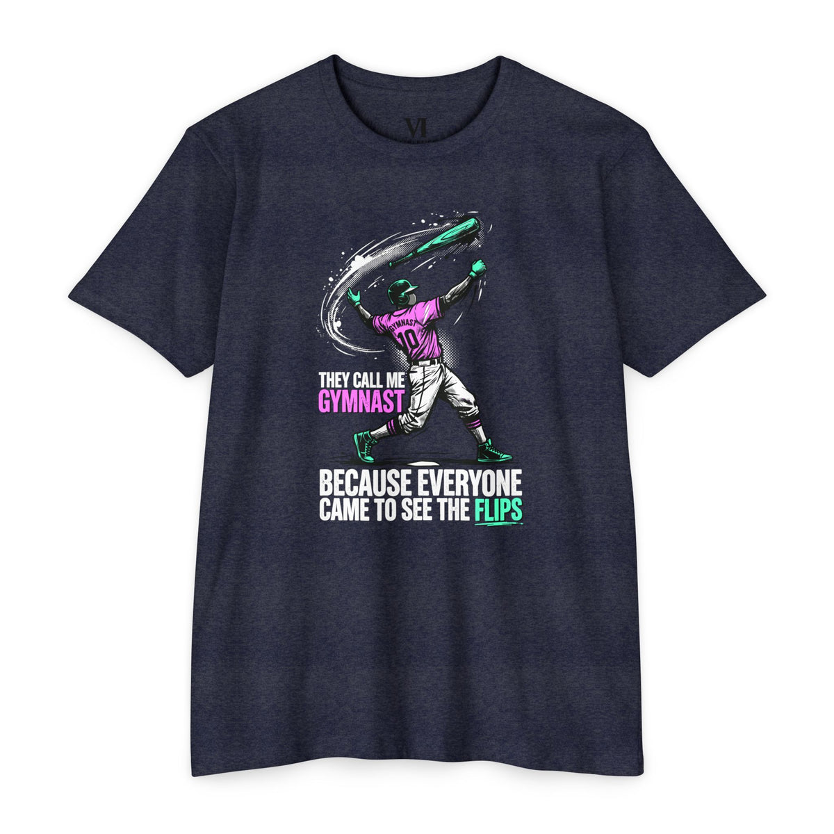 Gymnast Baseball Graphic Tee