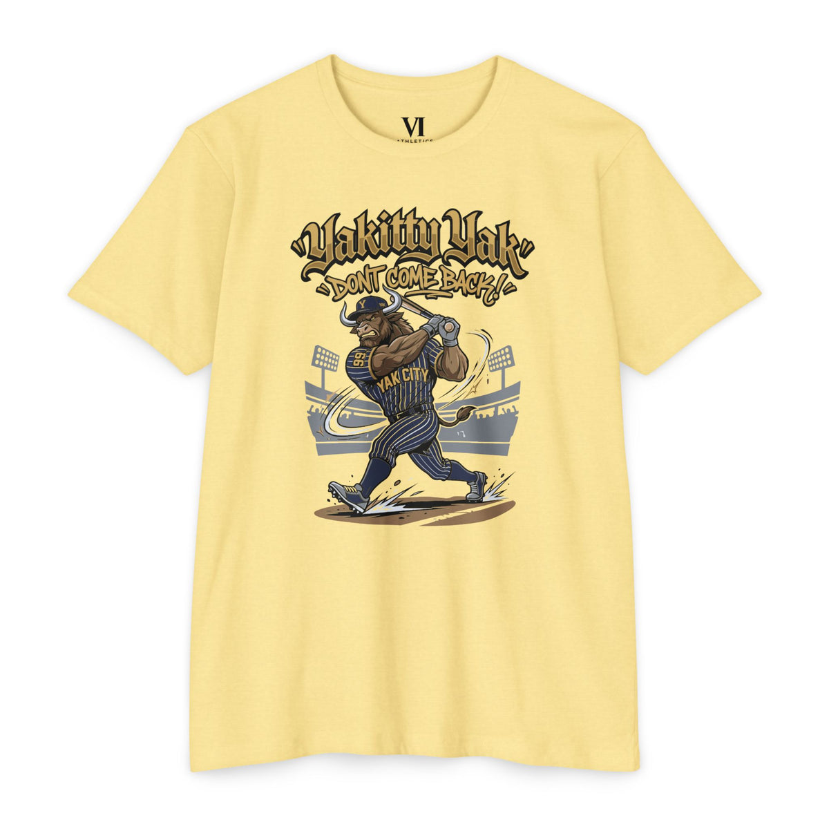 Yakitty Yak Baseball Graphic Tee