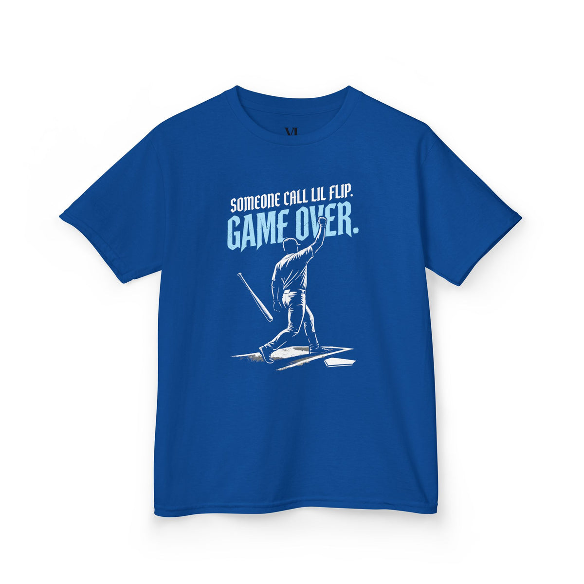 Game Over. Baseball Youth Graphic Tee
