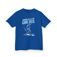 Game Over. Baseball Youth Graphic Tee