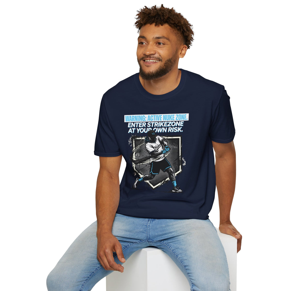 Active Nuke Zone" Baseball Graphic Tee