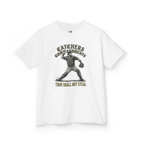 Catchers Commandments Youth Baseball Graphic Tee