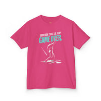 Game Over. Baseball Youth Graphic Tee